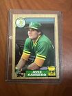 1987 Topps Jose Canseco Athletics #620 Rookie PSA 9 #52213072