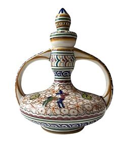 New ListingARTESANATO-LOPES Portugal Jar Vase Urn Centerpiece 8.5