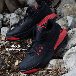 Nike Air Jordan Max Aura 5 Shoes Black University Red DZ4353-006 Men's Sizes NEW