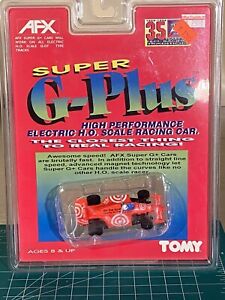 TOMY AFX SUPER G-PLUS # 9930, ON THE SPOT INDY, ORANGE/WHITE # 41, NEW CARDED