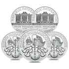 Lot of 5 - 2024 1 oz Austrian Silver Philharmonic Coin BU