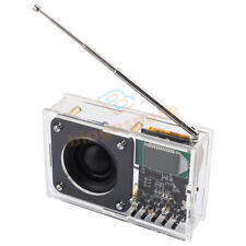 LCD DIY Electronic Kit FM Radio Receiver Module 76-108MHz DIY Radio Speaker Kit.