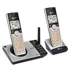 AT&T CL82207 DECT 6.0 2-Handset Cordless Phone for Home 2 Handsets, Silver