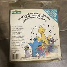 Sesame Street Full Length Cassettes Sesame Street Music Vintage Lot Of 5 Rare