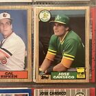 1987 Topps - Tiffany #620 Jose Canseco