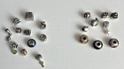 Lot of 9 Silver Slide On Style Charms Retired Pandora & 11 bonus charms 20TOTAL