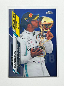 Lewis Hamilton 2020 Topps Chrome Formula 1 Winners Card Mercedes #148