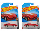 2024 Hot Wheels Corvette Stingray #109 Cherry Red - Set of 2