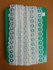 ~2 yd 59in VTG White Pearl Beads Beaded Ribbon Lace Trim Sewing Applique Craft