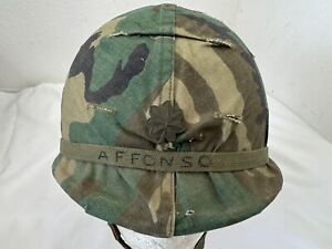 Original Named US Majors Combat Helmet