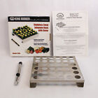 King Kooker Stainless Steel Jalapeno Rack With Corer Recipes 36JR Original Box