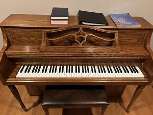 New ListingSamick upright piano, with matching bench