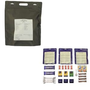 Emergency ration army survival food 1 day ration military Meal Food prepper 24 h