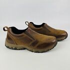 Duluth Trading Co Mens Size 11 Wide US Wild Boar Leather Moc 49521 Brown Shoes