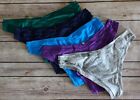 Victoria's Secret PINK Lot of 5 Everyday Stretch Thong Panties Large Multicolor