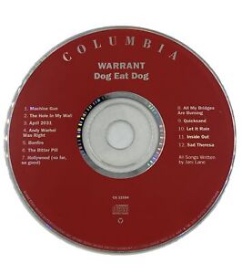 Dog Eat Dog - Warrant (Music CD, 1992) - Columbia Sony Music Entertainment, Used