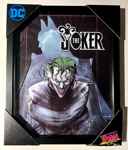 The Joker - 3D Comic Wall Art - DC Comics- Framed with Glass cover 15.25 X 12.5