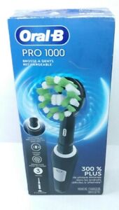 Oral-B Pro 1000 Electric Toothbrush Deep Cleaning-BLACK- NEW in OPEN BOX!