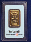 🌟RARE VINTAGE 10 g gram Gold Bar - VALCAMBI SUISSE- .9999 Sealed in Assay Card