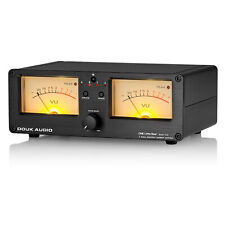 Douk Audio VU3 Amplifier/Speaker Selector Box Dual Analog VU Meter DB Display