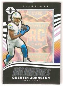 QUENTIN JOHNSTON 2023 Panini Illusions Holoheroes ROOKIE Chargers CASE HIT SP $$
