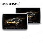 XTRONS 2x 10.1'' HD Touch Screen Car Headrest Monitor DVD Player USB HDMI 1080P