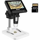 Dcorn Digital Microscope 4.3” LCD with 32GB TF Card 10X-000X Magnification Video