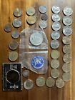 Lot of 35 Mixed Old Coins Vintage World Foreign !!