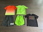 Boys Clothes Lot Size 10/12 Russell Shirts Shorts Dri Fit Summer Athletic Puma