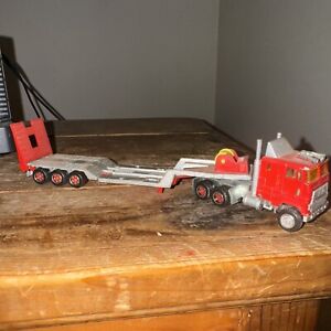 Majorette Super Movers Ford CL9000 Cabover Red Semi Truck And Trailer Die Cast