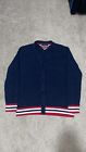 Tommy hilfiger men’s cardigan size Large stars and stripes american flag