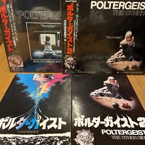 Poltergeist G128F5524/Poltergeist II G98F5547 Japan Laserdisc Movie Book Set