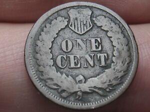 1869 Indian Head Cent Penny- Good Details