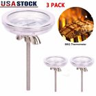 3x 0-300℃BBQ Smoker Grill Stainless Steel Barbecue Thermometer Temperature Gauge
