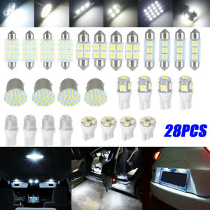 28Pcs Car Interior LED Light For Dome Map License Plate Lamp Bulbs Accessories (For: More than one vehicle)