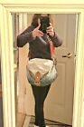 Louis Vuitton Sunshine Pm Denim Jean Handbag Tote Bag woman bag