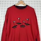Vintage Golf Crewneck Sweatshirt Stitched Global World Wide Ryder Cup Size Large