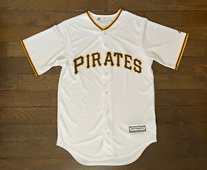 Men’s Majestic Cool Base Pittsburgh Pirates Stitched Jersey Size SMALL New $100