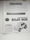 COX BAJA BUG GAS POWERED 4 PAGE OWNERS MANUAL.  PRINTED. NOT  PHOTO COPY