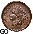 New Listing1907 Indian Head Cent Penny, 4-Full Diamonds, Gem BU++