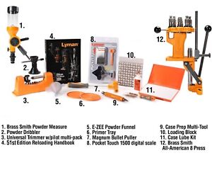 Brass-Smith® All-American 8™ Reloading Kit, w/Press, Trimmer, Powder Measure,...