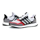 Adidas Ultra boost 1.0 S&L Lace Up Running Sneakers Grey Scarlet Men's Size 8