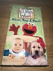 Elmo's World - Babies, Dogs & More! (VHS 2000) Sesame Street RARE HTF Elmos Farm