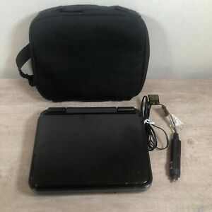RCA Portable Travel DVD Player DRC6377 Power Charger Cord Black Bag Tested