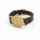 Vintage Omega De Ville 20mm Gold Dial Mechanic Ladies Wristwatch   #WB762-10
