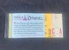 ✨Vintage Disneyland Adult ticket coupon book booklet original old Disney 1970's✨