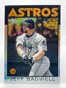 2021 Topps Update JEFF BAGWELL Astros #32 Chrome 1986 Silver Mojo Refractor