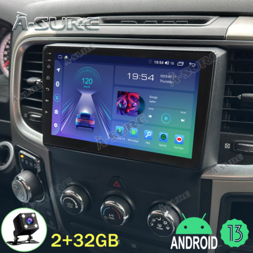 2+32GB Carplay Radio Stereo For Dodge Ram 1500 2500 3500 2013-2018 Android 13.0