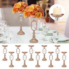 10 Gold Wedding Centerpieces Flower Vase Candle Holder Table Retro Home Decor US