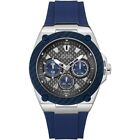 Guess Legacy Blue Dial Blue Silicone Analog Men's Quartz Watch W1049G1